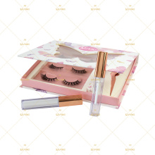 Full Range Eyelash Branding Case Set 2 3 4 5 6 Pairs Lash Set Kit Packaging For Glue 5D Faux Mink Extensions Lash Vendor glue